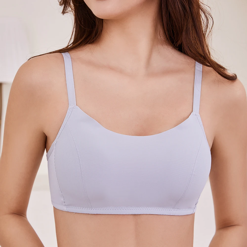 Meizimei Adjustable Bra for Women Thin Push Up Seamless Vest Bras Underwear  Soft Comfortable Sleep Top With Women