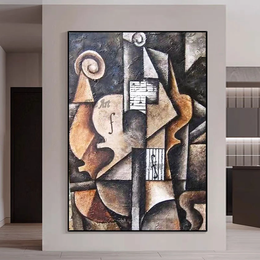 

Decorative Picture For Living Room New Design Abstract Painting Modern Art Canvas Frameless Acrylic Artwork Home Product Decor