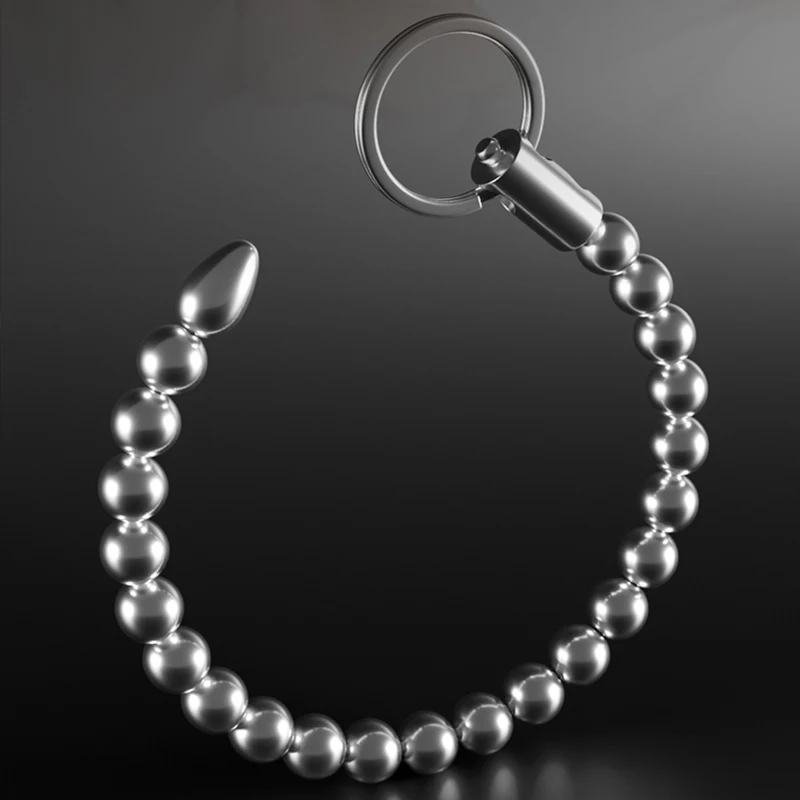 Penis Sex Toys Stainless Steel Urethra Pull Beads Horse Eye Stick Penis Massager SM Urethral Catheter Metal Urethra Plug Male Penis Stimulators