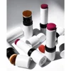 5-Color Private Label Blush Cream Stick Custom Bulk Blusher Foundation 2-in-1 Waterproof Powder Strip with Brush Head Makeup 2