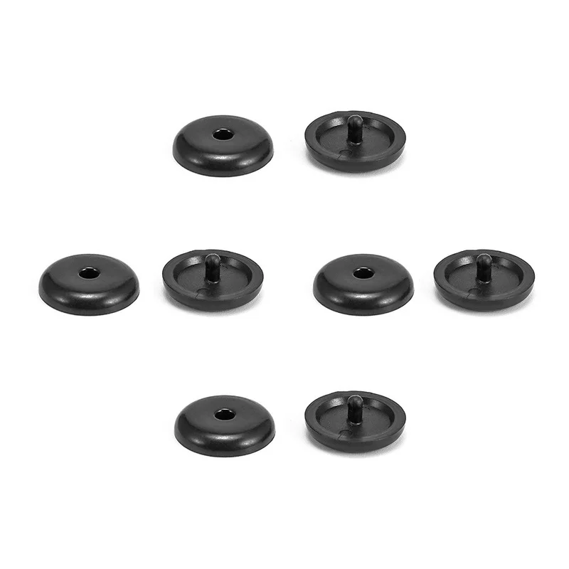 10PC Car Seat Belt Stop Button Clips Fastener Retainer Seatbelt Adjuster Buckle Stopper Holder Rivet Stud Clips Car Styling Grey car accessories seat belt clip seat belt adjuster seat belt stopper car seat belt accessory