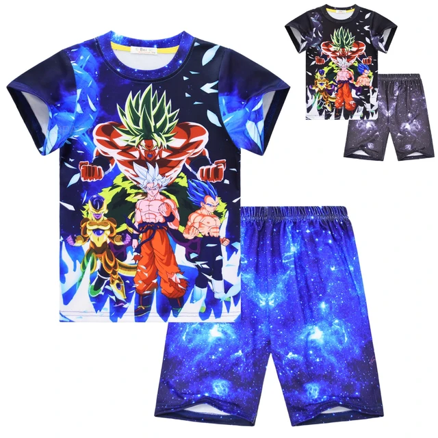 Ensemble de pyjama gris / bleu Dragon Ball Z