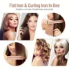 Professional Flat Iron Hair Straightener 2 in 1 Curling Iron Ceramic Ionic Hair Curler Curling Tongs Fast Heating Hair Styler 6