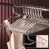 10/20pcs Clear Acrylic Hanger Non-Slip Dressing Saving For Jacket Dresses Crystal Clothes Hanger Closet Organizer Save Space 1