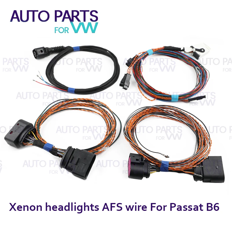 

For VW Passat B6 OEM Xenon Headlamp Connector Car Auto Leveling Range LED Headlight Cornering AFS Wire Xenon Lamp