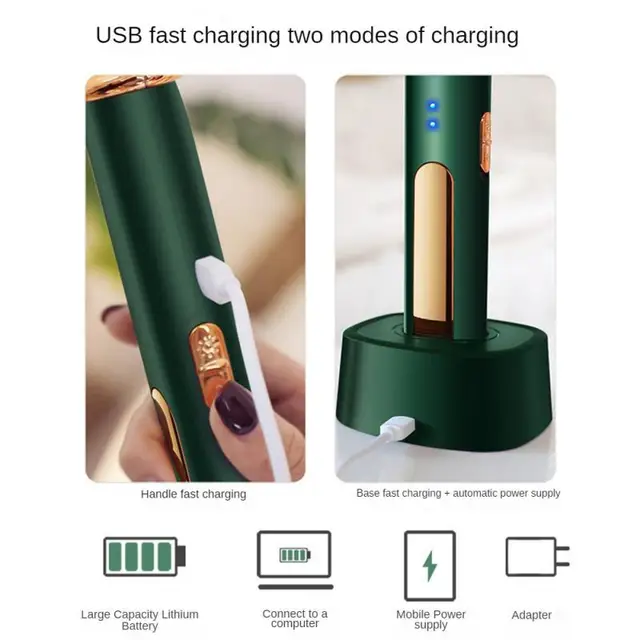 Új 2-In-1 Szúnyogi Sweter Újratölthető Lítium Akkumulátor Fizikai Elektromos Szúnyoggyilkos Ütés Szúnyogvezérlés Kille - Image 3