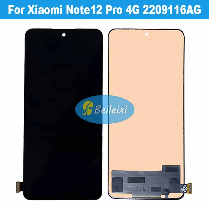 For Xiaomi Redmi Note12 Pro 4G 2209116AG LCD Display Touch Screen Digitizer Assembly