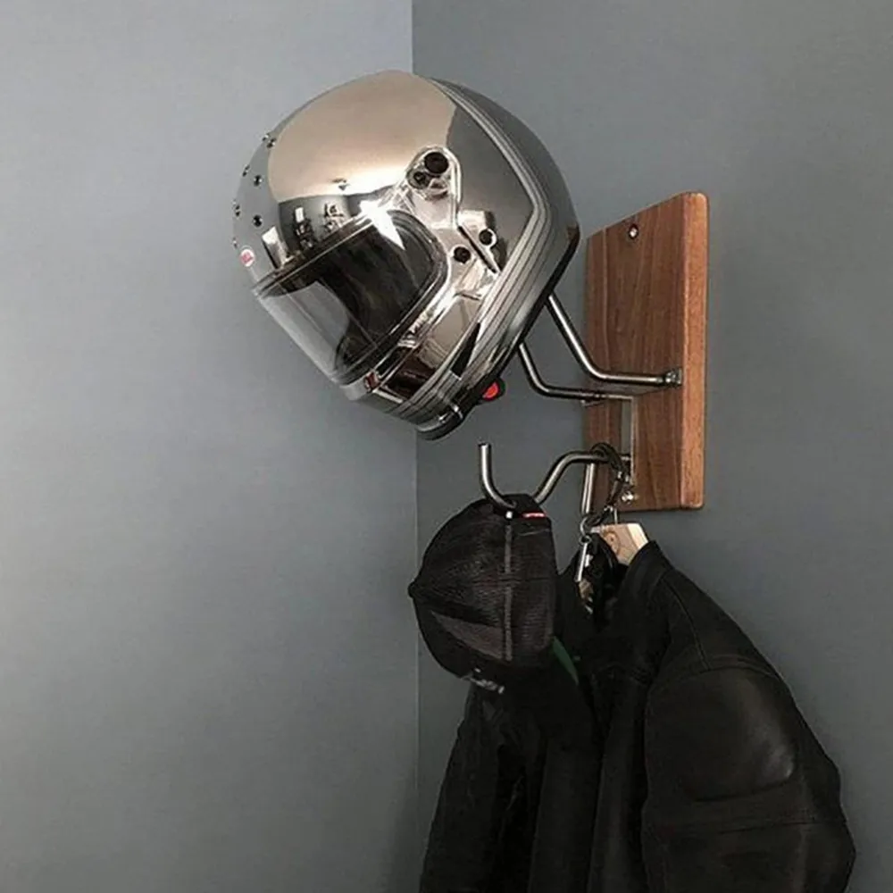 Porte-casque En Forme De Crâne Pour Moto, Support Mural Créatif En Résine,  Crochet Pour Veste D'horreur D'halloween, Cadeau - Egouttoirs Et Racks -  AliExpress