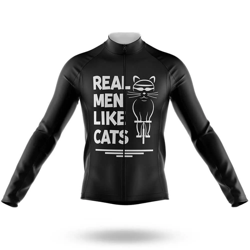 Cycling Jersey Men CARTOON CAT Bike Tops MTB Bicycle Shirt Mountain Road Riding Clothing Summer Long Sleeves Cycling Jacket - 5