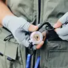 Heavy Duty Retractable Tether Pull Badges ID Holder 23.6in Cord Carabiner Keychain Buckle Key Holder Hold Multiple Tools Outdoor 5