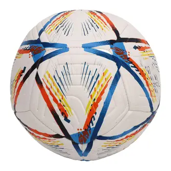 성인용 PU 축구공, 축구 훈련용, 부틸 라이너, 나일론 와인딩 원사 운동장, 안정적 및 탄성