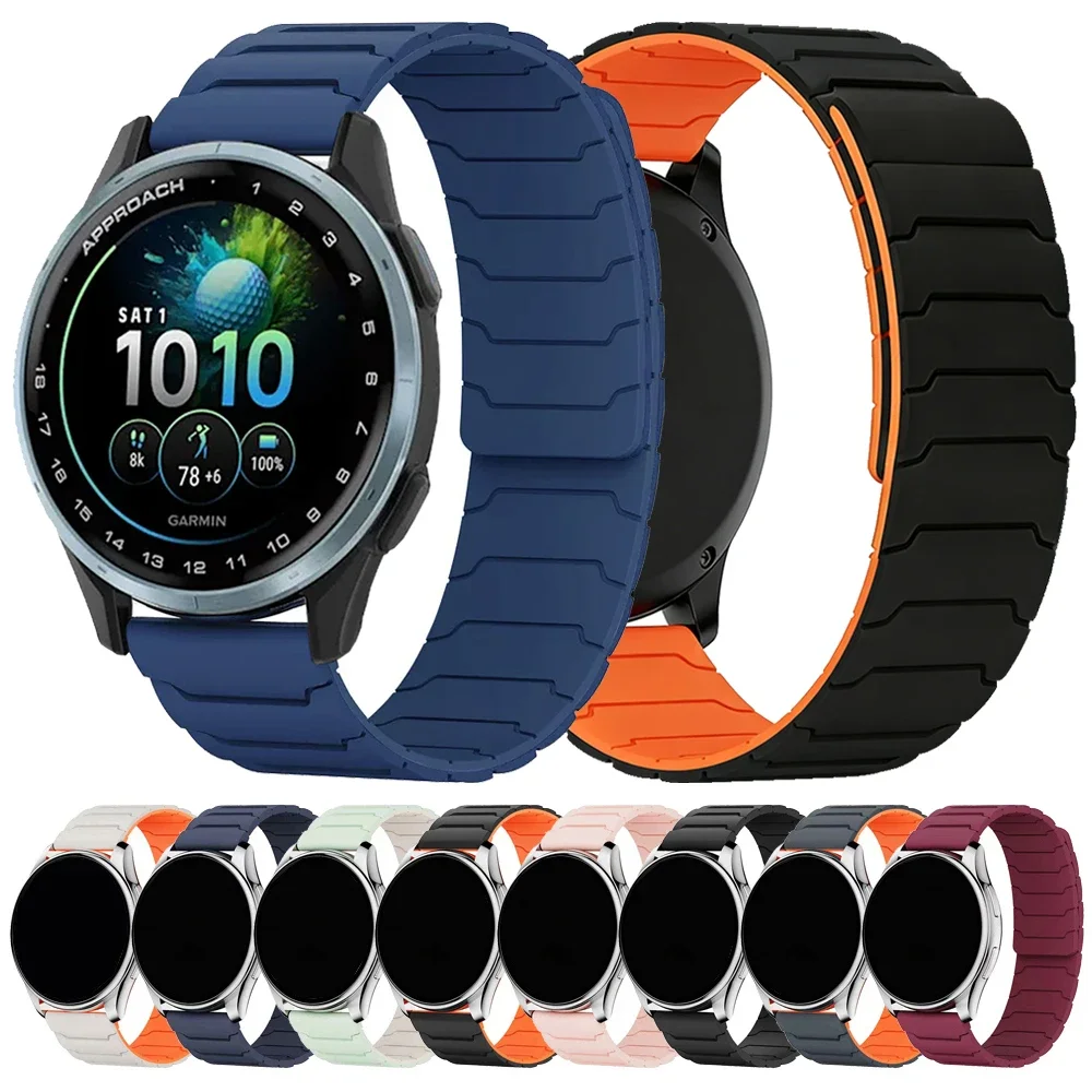 Magnetic Silicone Watch Strap - Universal Fit, 22mm & 20mm