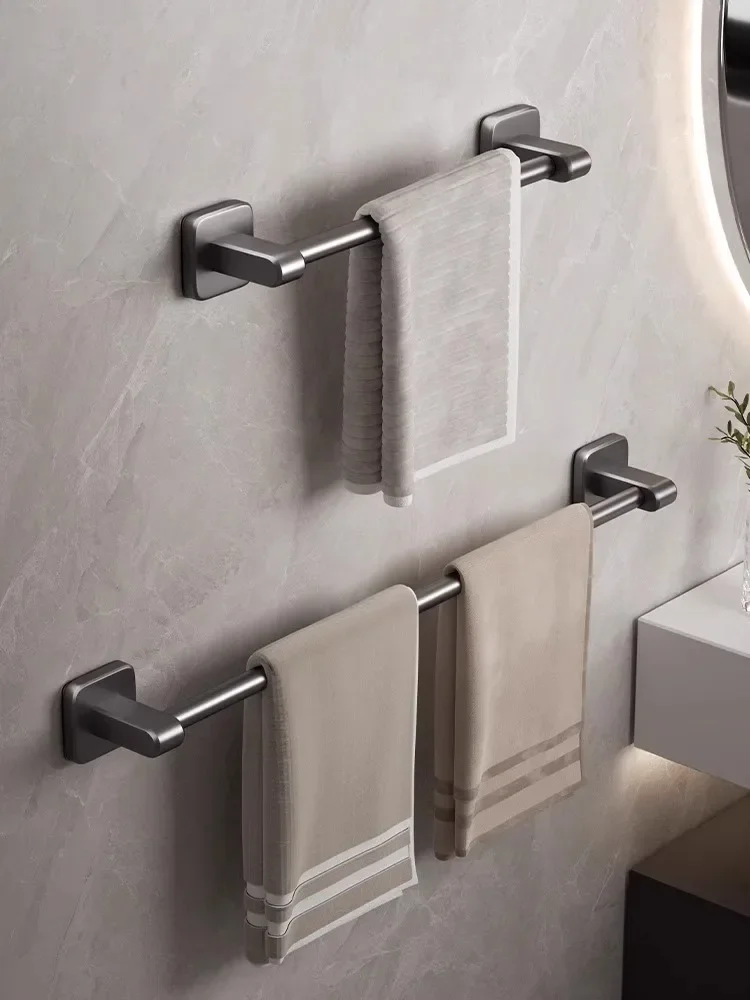 

Towel rack, toilet non-punching wall rack, bathroom towel storage hanger