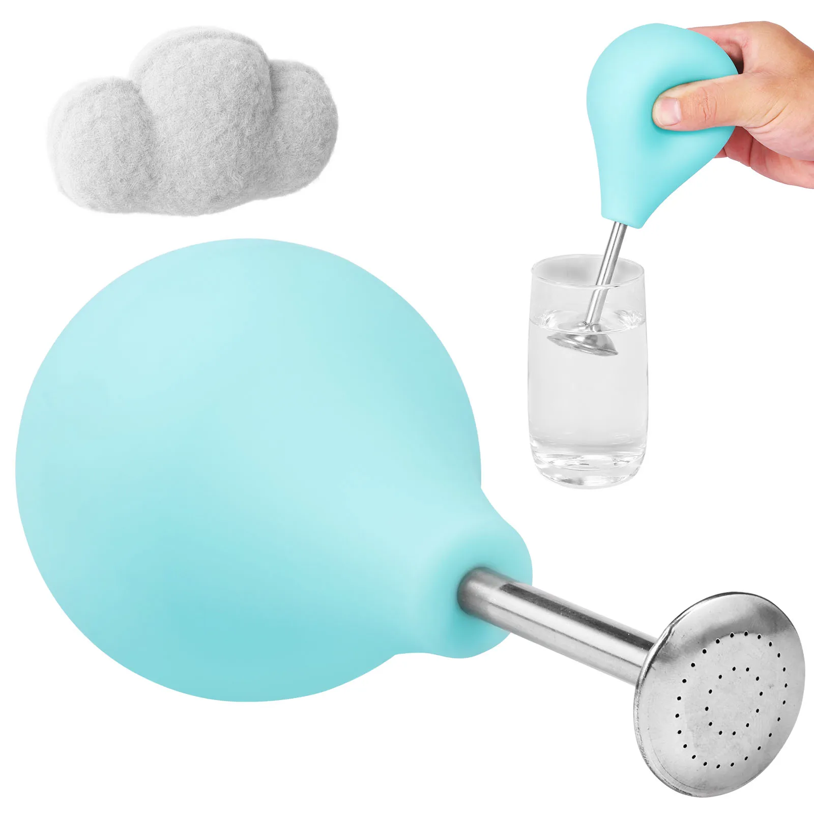 Ball Brause Sprinkler for Wet Felting 224ml Handheld Water Sprayer Precision Water Distribution Tool for Wool Felting wool felting kit