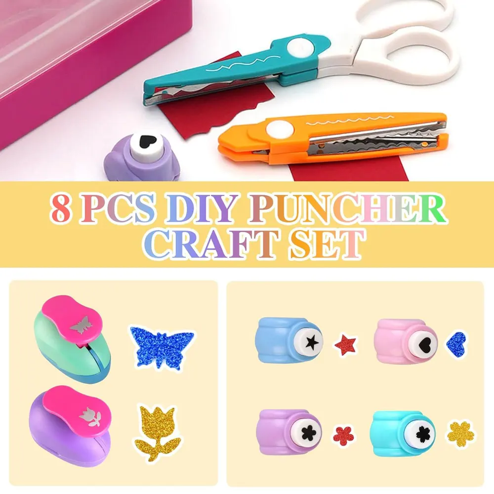 8PCS Creative Hole Punch 3