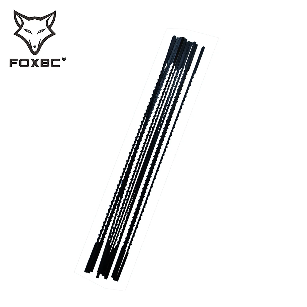 FOXBC 36PCS 130mm lame per sega a scorrimento semplice 10 TPI 5 pollici per la lavorazione del legno