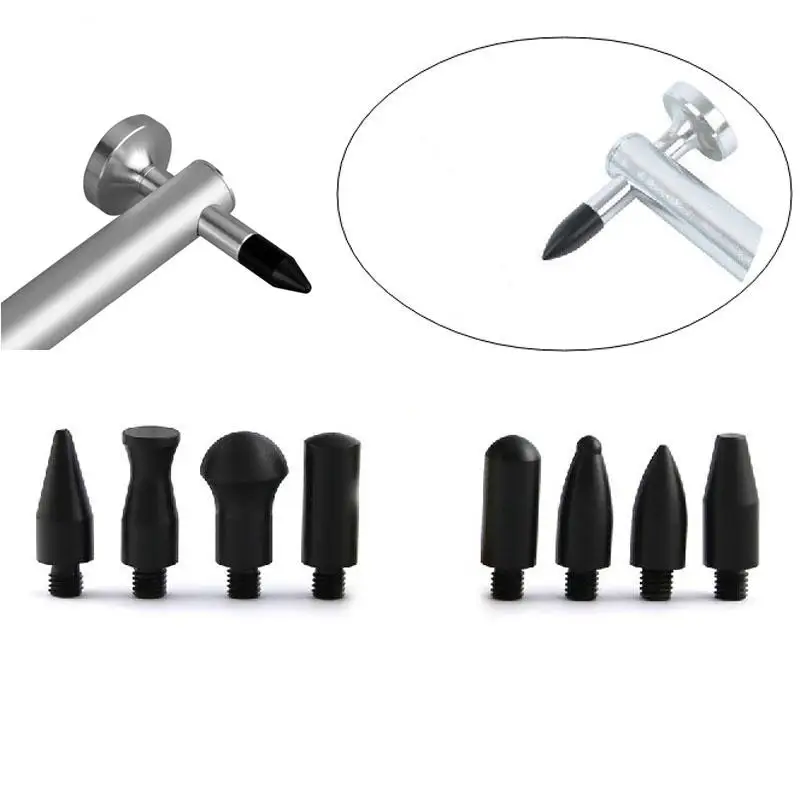 

Car Multi-head Repair Hammer Ergonomic Design Pointed Flat Round Head Aluminum Alloy Dent Repair Tools