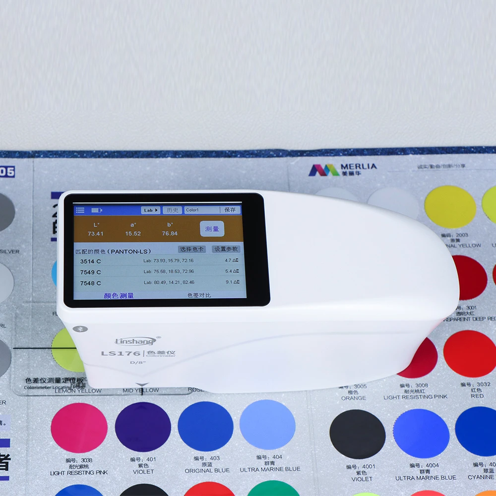 Digital colorimeter LS176 colorimeter D/8 lighting full-spectrum LED light source whiteness, yellowness and other color tester 2