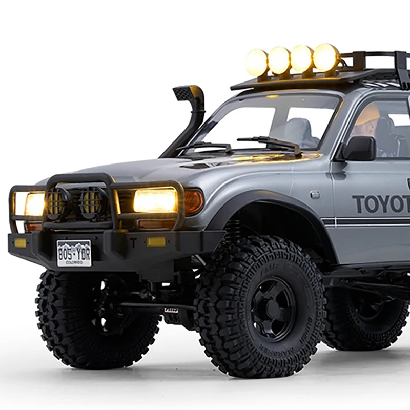 Fms New 1/10 Fcx10 Toyota Land Cruiser Lc80 Four-Wheel Drive Off-Road Climbing Vehicle Dual Speed Linkage Light Group Boy Gift 6