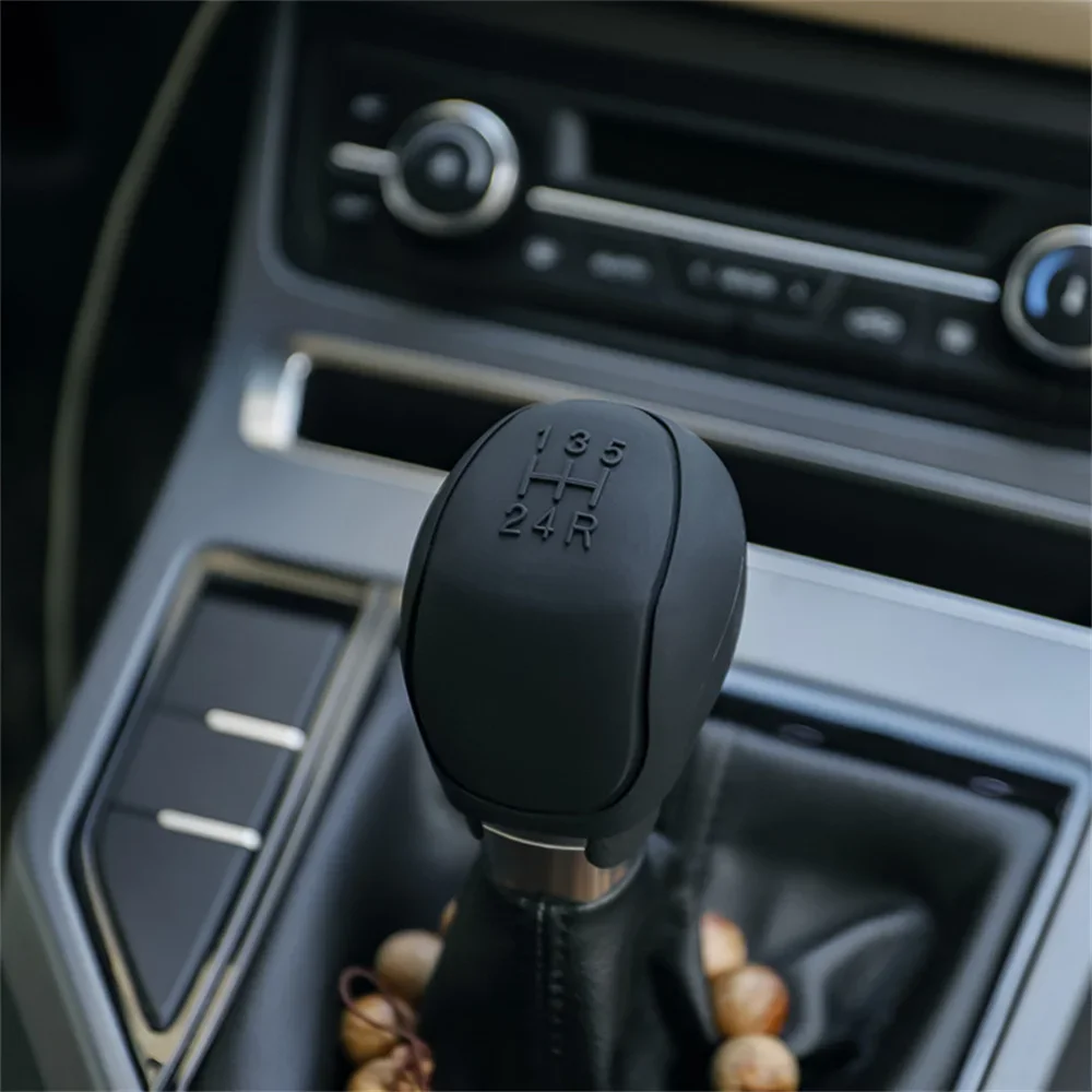 Automotive general silicone gear cover non-slip gear cover manual oval automatic handbrake decoration hand brake cover gear head cover