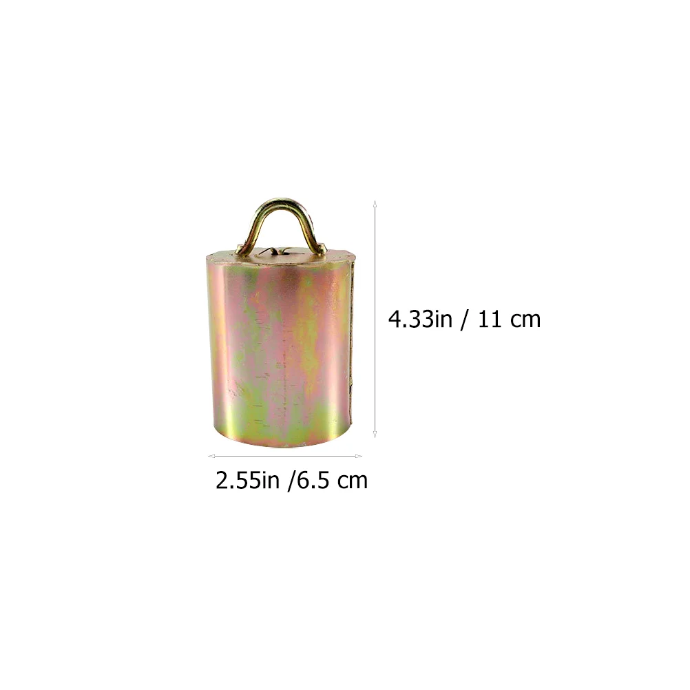 4 Pcs Cow Bell Pendant Galvanized Vintage Mug Distance Loud Alloy Sheep Pendants