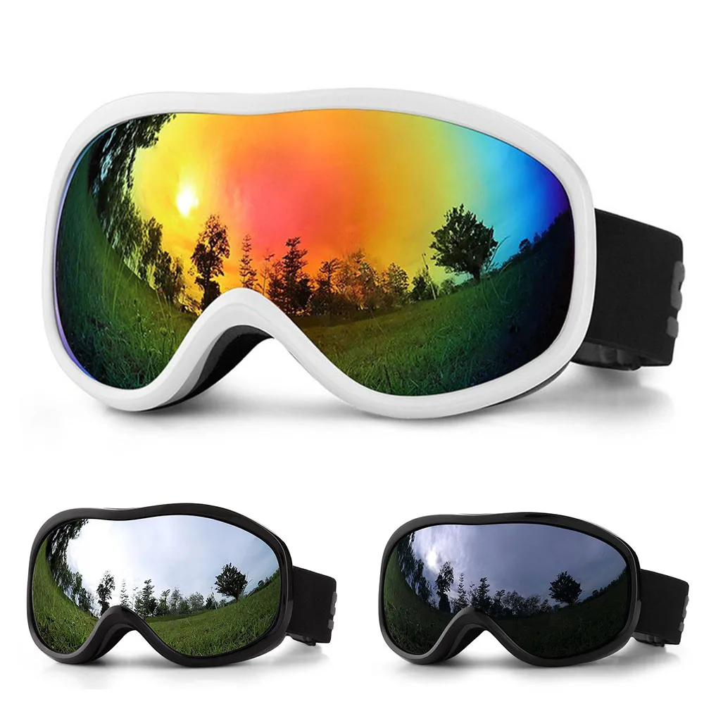 

Ski Goggles Double Layer Anti-fog Ski Glasses Spherical Skiing Snow Goggles Professional Snowboard Goggles Ski Eyewear Mulitcolo