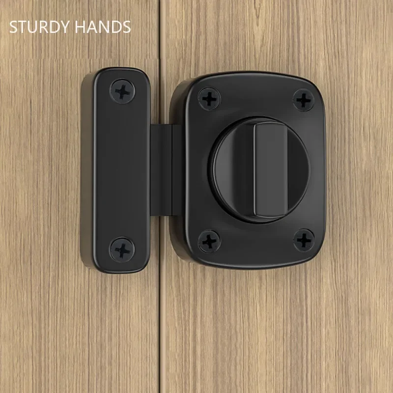 Cabinet Door Lock Door Lock Buckle Zinc Alloy Security Sliding Door Lock