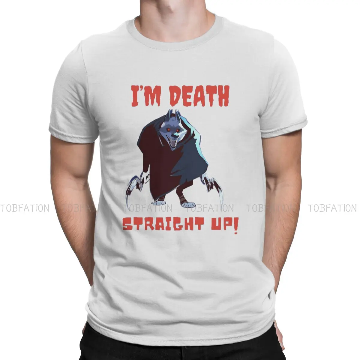 Puss In Boot：The Last Wish Polyester TShirts Big Bad Wolf I Am Death Personalize Homme T Shirt Hipster Tops Size S-6XL