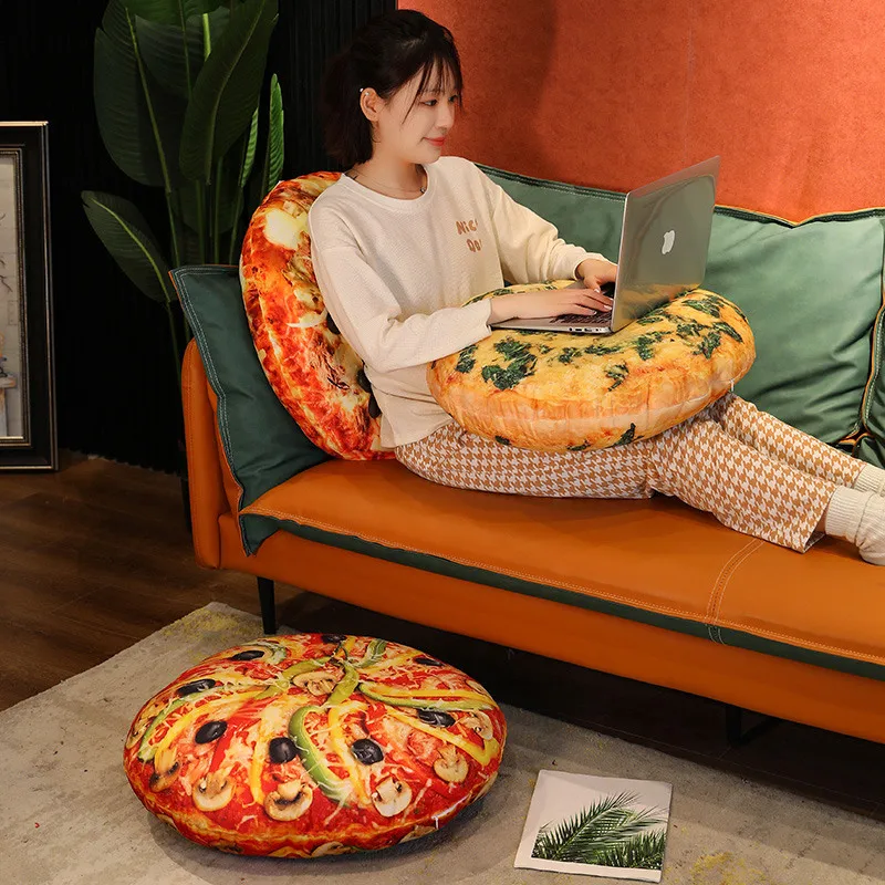 未開封　PIZZA OF DEATH　ピザオブデス　クッション　pillow 40/60cm Pizza Pancakes Pillows Food Plush Toys Simulated Snack