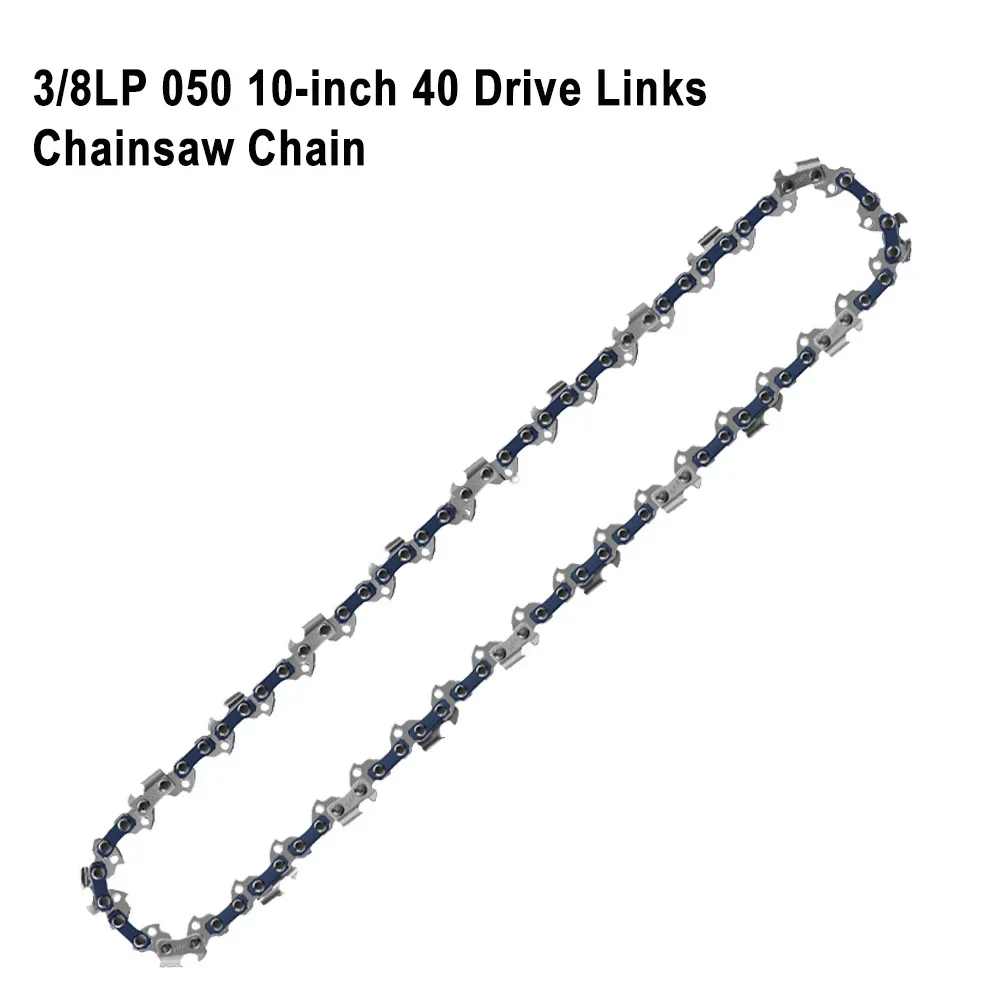 Chain for Mini Chainsaw 10 Inch 3/8"LP Electric Saw 40 Drive Links Saw Blade Wireless Mini Bar Chain Guid Logging Chainsaw mini chainsaw,electric chainsaw,chainsaw chains