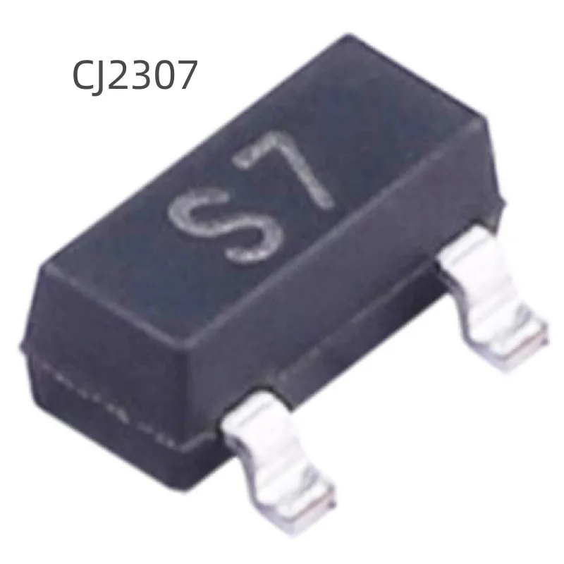 20PCS new CJ2307 Long electric 30V2.A silk screen S7 New P channel MOS Field effect tube SOT23 patch package 20pcs 50pcs 100pcs 1000pcs new original bsh105 mosfet n ch 20v 1 05a sot23 silk screen wj5