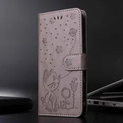 Custodia Flip in Pelle Premium - Cover Universale per Telefono con Porta Carte