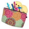 Deanfun Colorful Mandala Flower Pretty Cosmetic Bag 3D Printed Waterproof Makeup Bag For Women  with mandora 5