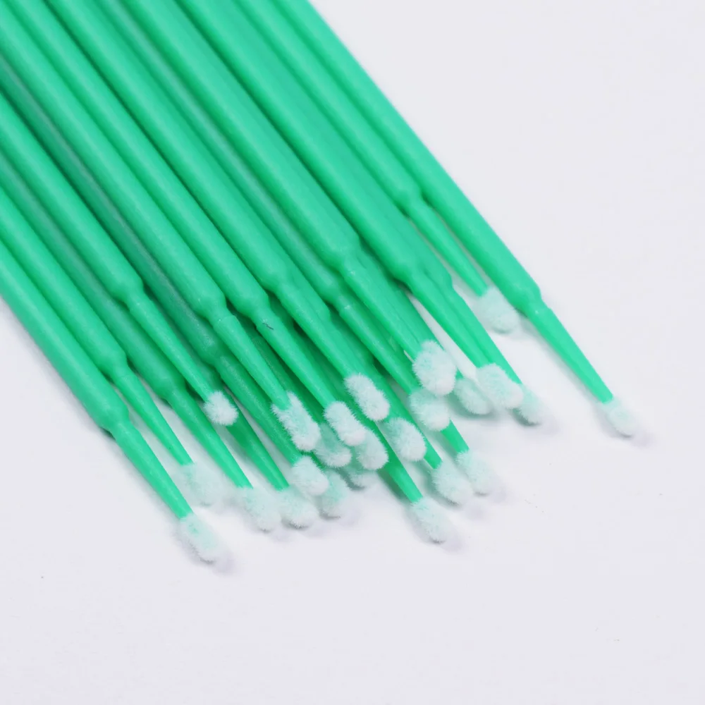 

100pcs/pack Bendable Micro Brushes Disposable Microbrush Applicators Eyelash Extensions Eyelash Glue Cleaning Brush for Eyelash