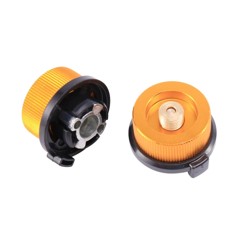 

4Pcs Gas Adapter Safe Durable Gas Stove Adapter Stove Connection Outdoor Camping Gas Bottle Adaptor For Butane Canister