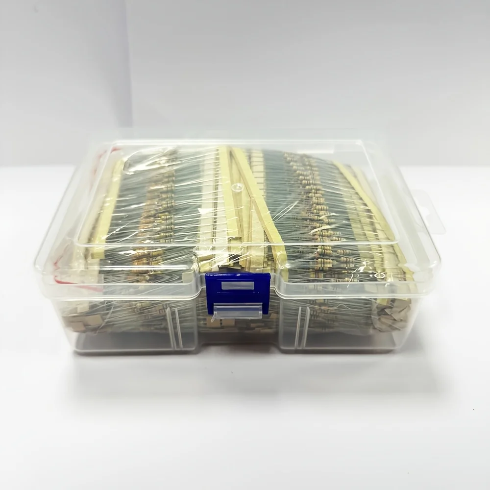 3120pcs 156 값 1 -10M 옴 1/4W 5% 탄소 필름 저항기 분류 키트 전자 부품