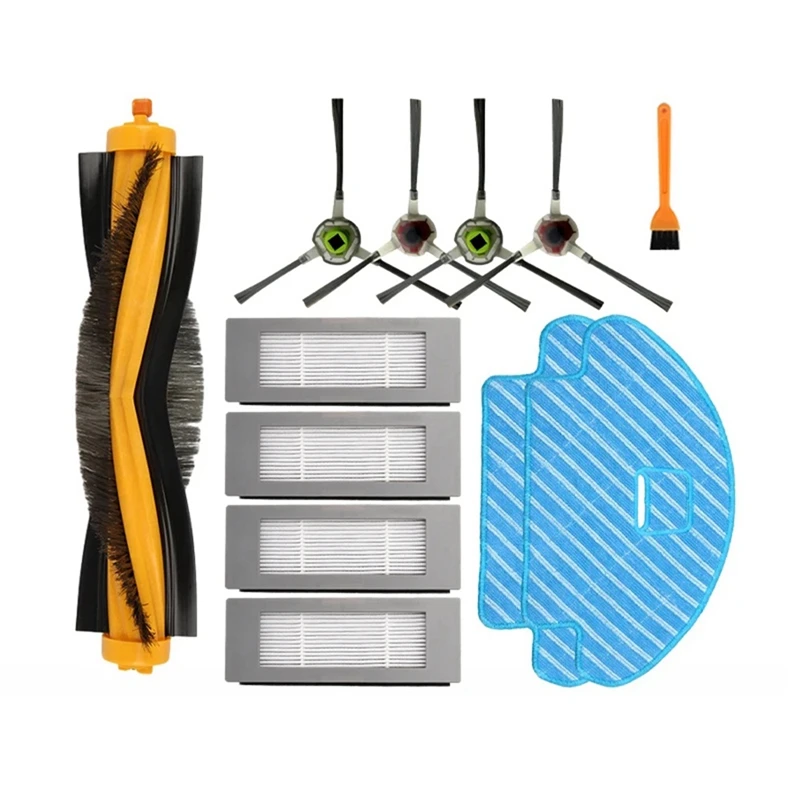 

Детали Для Ecovacs Deebot OZMO 610, основной ролик, боковая щетка, фильтр НЕРА, ткань для швабры