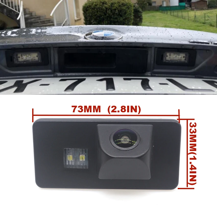 Car  Rear View Reversing Camera fisheye waterproof For BMW 1/3/5/6 Series X6 X5 E39 E81 E87 E90 E91 E92 E60 E61 E70 E71