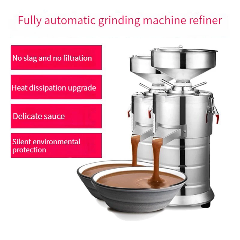 

Peanut Butter Maker Sesame Peanut Butter Machine Grinder Nut Crusher Stainless Steel Food Processor