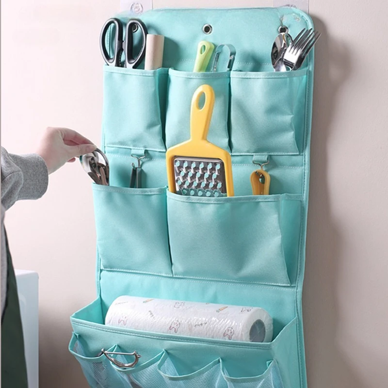 Fabric Wall Hanging Storage Bag, Bedside Wall Hanging Bag, Door Hanging Bag, Mobile Phone Storage Wardrobe Storage Bag
