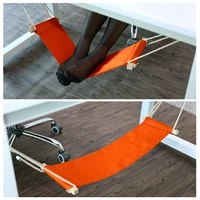 Portable Foot Hammock Polyester Desk Rest Foot Put Adjustable Rest Tables Foot Put Feet Swing Footrest for Office Home Camping 2