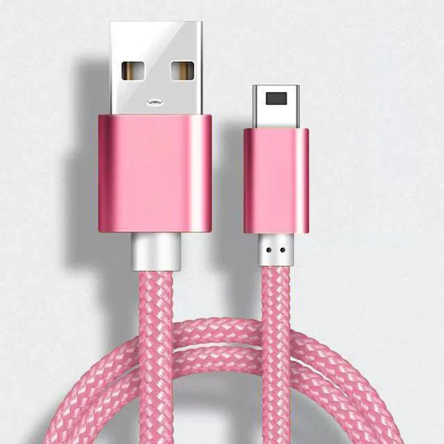 High-Speed Mini USB Data and Charging Cable - 1M/2M Length