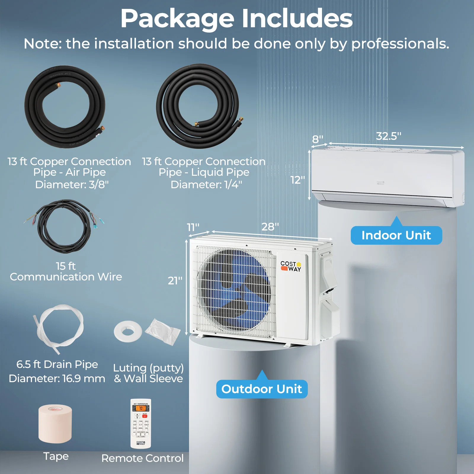 18000 BTU Mini Split Air Conditioner & Heater 25 SEER2 208-230V AC Unit 6