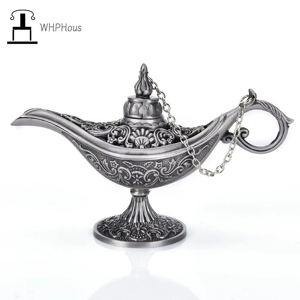 1Pc Hot Aladdin Magic Genie Light Oil Lamp Pot Aladdin Lamp Splendida Decorazione 12*5*8Cm