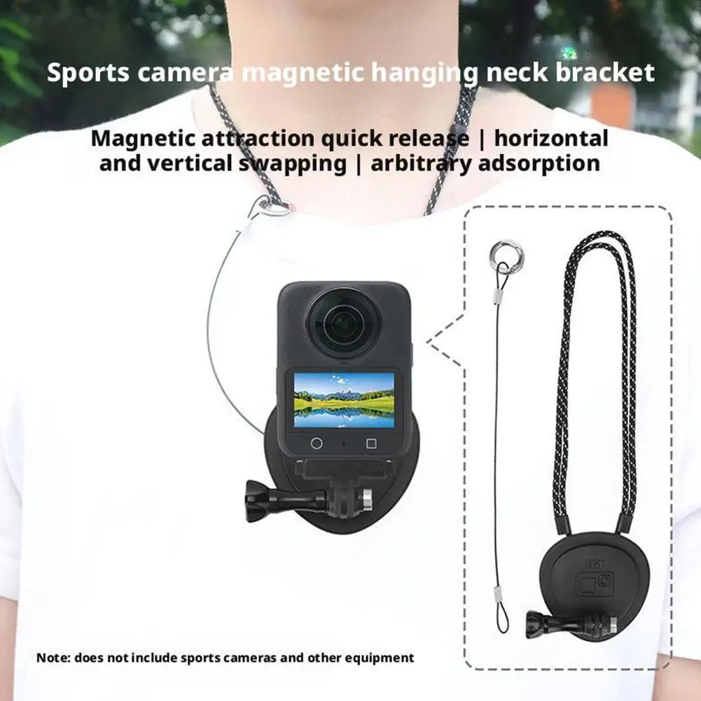 Magnetic Neck Mount with Adjustable Lanyard