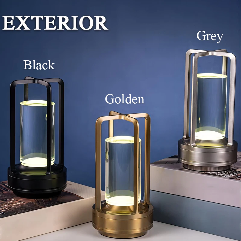 led lights room decor desk lamp USB charging bedside table lamp Bedroom Outdoor camping Luxury atmosphere night light rgb lamp 3