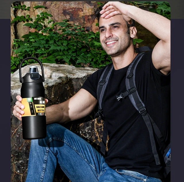SUS304 Stainless Steel Thermos Portable Tumbler Vacuum Flasks Cold and Hot Sports Water Bottle 6