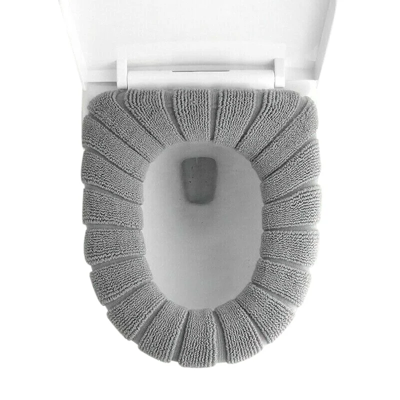 Universal Four Seasons Thickened Househol Soft Mat Autumn Winter Toilet Cover Toilet Seat Cushion Thick Washable Warm Pads 30cm Toilet Seat Cover Toilet Seat Accessories