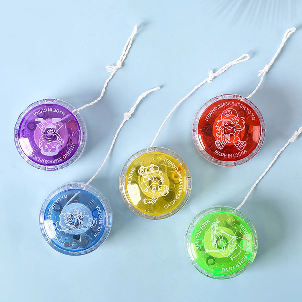 Luminous Yo-Yo LED Light Up Yo-Yo Responsive Bearing Ball For Teens Adults Beginner Party Favors Gift