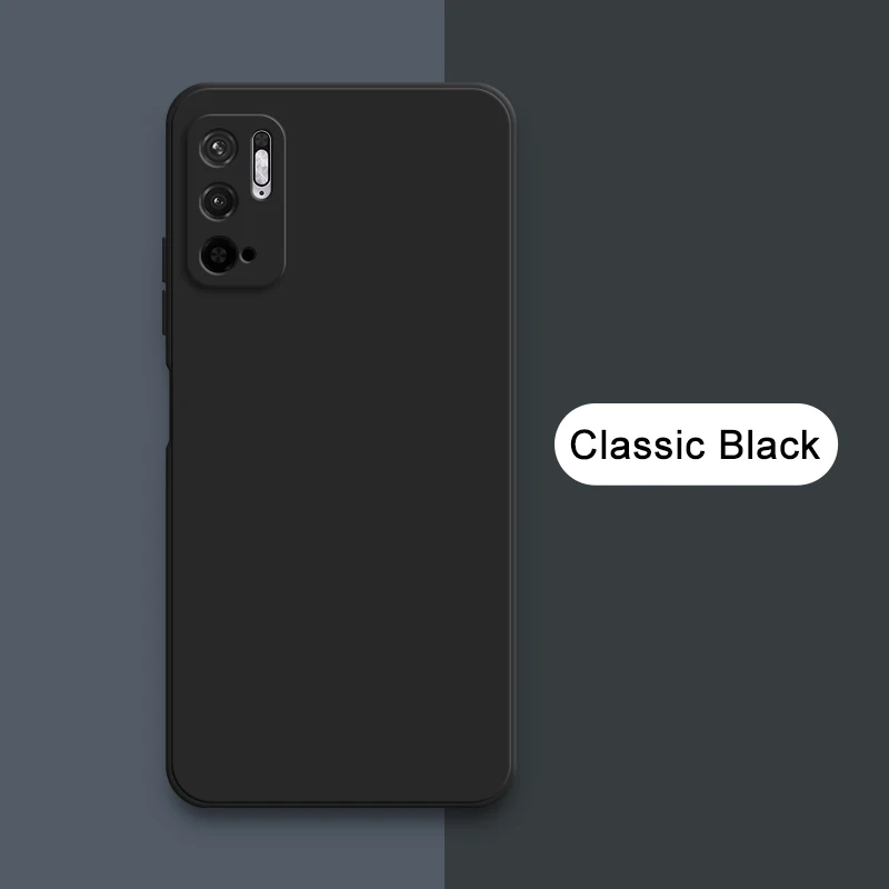 Original Square Liquid Shockproof Soft Silicone Phone Case